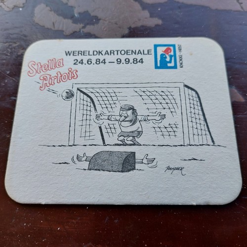 Stella artois beer mat - mat., 1984.
