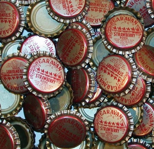Soda pop bottle caps - , of