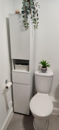 Modern tall bathroom - tall,
