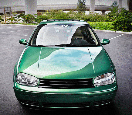 Badgeless slatted car - , grill