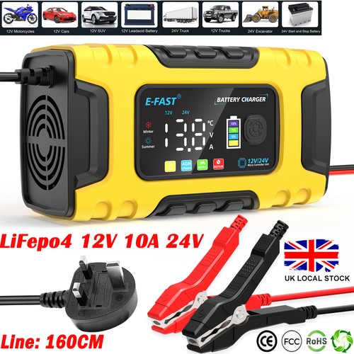 Car battery charger 12v - battery, 10a