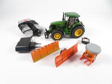 Siku Control 6920S John Deere Tractor Snow Plow Spreader Winter Maintenance S6