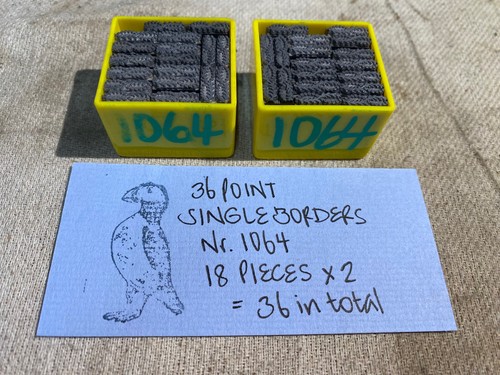 Point letterpress 1064 - 36,