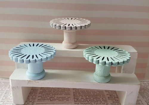 Wooden cake stands 1 12th - x,