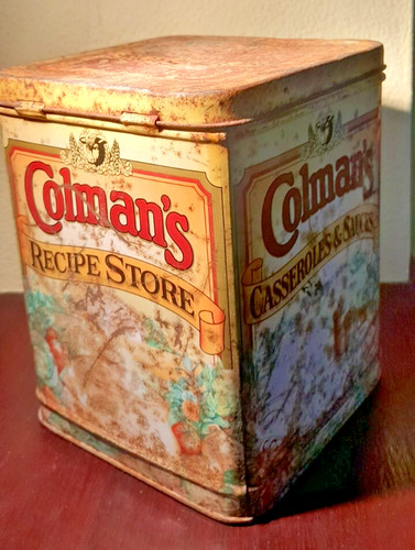 Vintage colman mustard tin - vintage, colman's