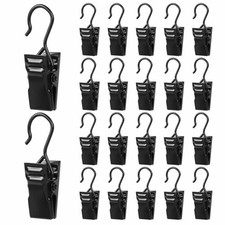 50Pcs Christmas Light Clips Metal Holiday Lights Roof Hooks Stable Gutter Hanger