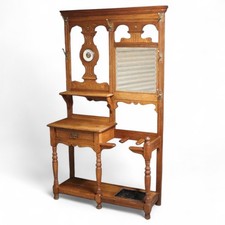 Antique Edwardian Oak Hall