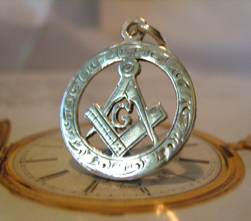 Masonic pocket watch chain - pocket,