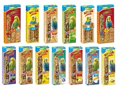 Budgie bird food flask sticks - food,