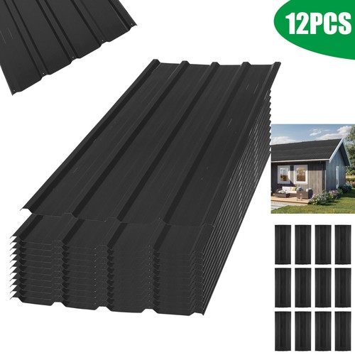 12x black metal cladding - metal,