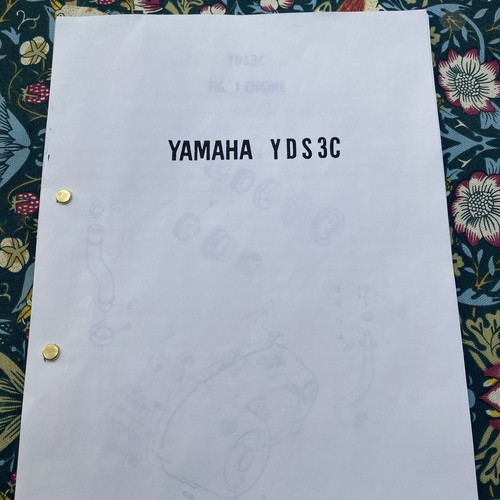 Yamaha yds3c parts list - yds3c,