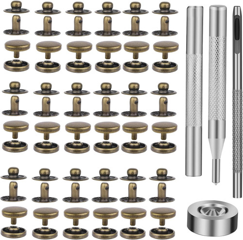 Sets leather snap - leather, fasteners