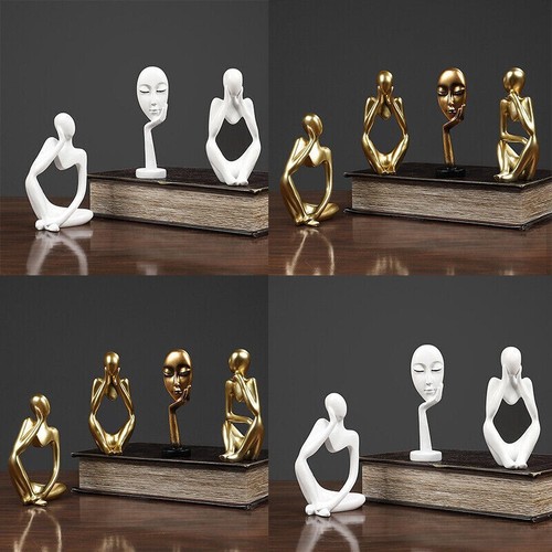 Abstract figure thinker resin - figure,
