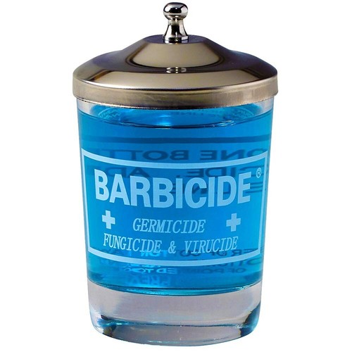 Barbicide manicure table jar - manicure,