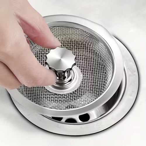 Stainless steel sink - steel, strainer