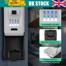 Light Up Dial Key Safe Wall