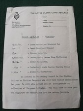 Rare 1967 R.U.C Royal Ulster