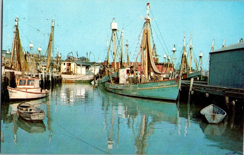 Gloucester postcard fishing - gloucester, ma