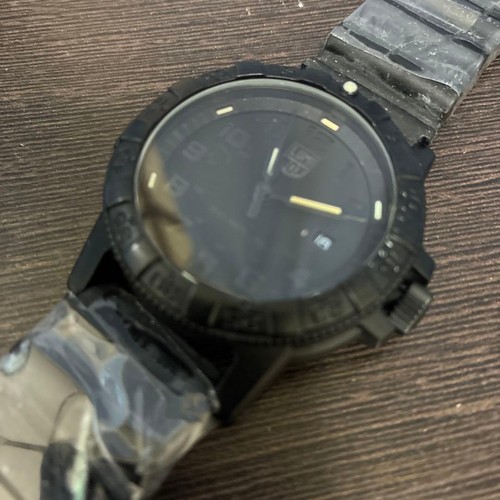 Luminox black watch waterproof - black,
