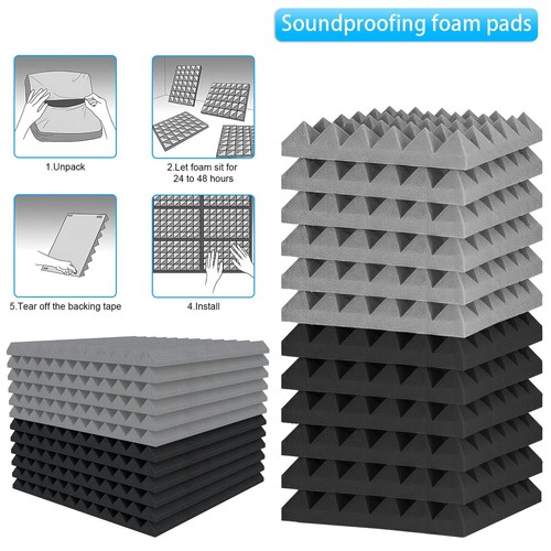 Pcs acoustic foam tiles - foam, &