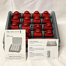 Remington Heated Hair Clip Rollers H-9096 20 Count - Silk Ceramic Heated Clip
