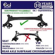 NEW REAR AXLE SUBFRAME