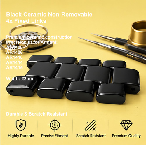 Black ceramic top fixed - black, 4