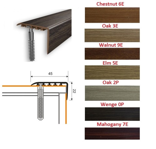 Stair nosing edge - nosing, trim