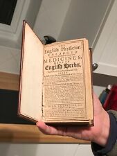 Nicholas Culpepper - Antique book - herbal/ medical -  nearly 300 years old!