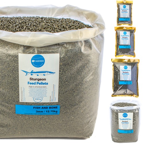 3mm sturgeon pond feed - pond,