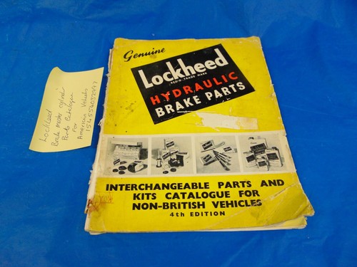 Lockheed brake parts - parts, catalogue