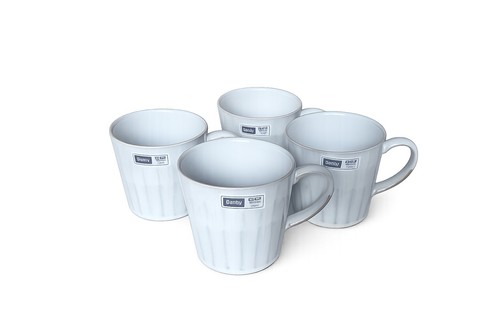 Denby reactive white mugs - reactive,