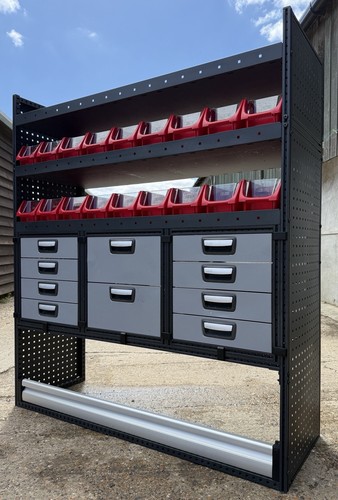 Van racking shelving - van,