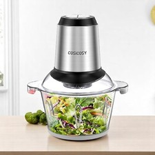 2L Food Processor Dual Bowl