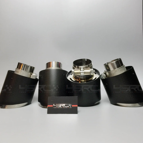 Carbon fibre exhaust tips - fibre,