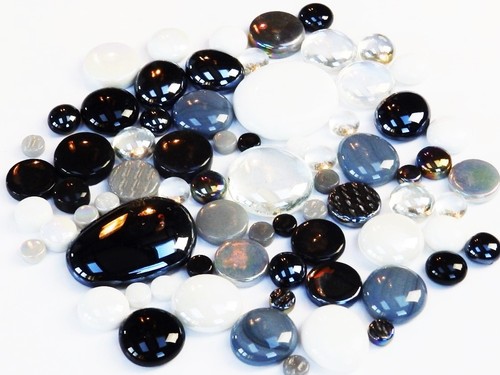 200g round mix glass - round, of