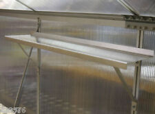 ALUMINIUM GREENHOUSE SHELF Will Not Rust or Rot 'Brackets Not Included' UK Made