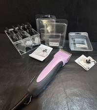 Bundle Andis Excel Pro Dog Clippers 5-Speed+A5 Blades+Guard Set+Drives SMC Pink