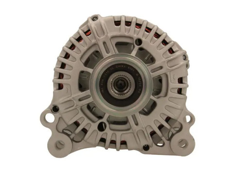 Alternator with freewheel belt