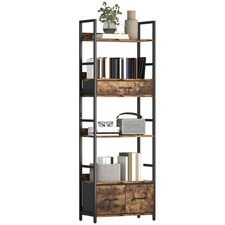 HOMCOM Industrial Bookshelf