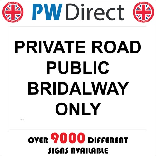 Sign private road public - private,
