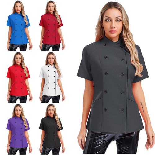 Womens chef jackets short - chef,