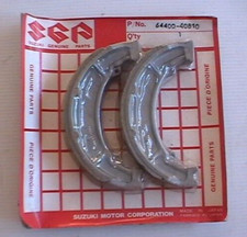 GENUINE SUZUKI BRAKE SHOES 64400-40810 LT80 87-06 LTZ90 PE175 RM250 400 EBC S618