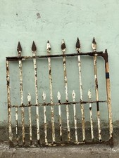 Victorian Reclaimed Wrought Iron Style Garden House Gate 3`2"H 2`11" W