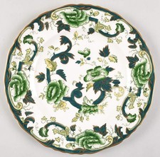 Mason's Mandalay Chartreuse  Dinner Plate 338273