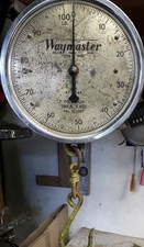 Vintage Waymaster Suspended 100lb  Scales with Hooks 