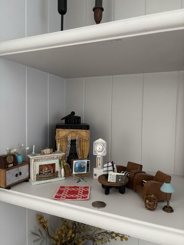Vintage dolls house living - vintage,