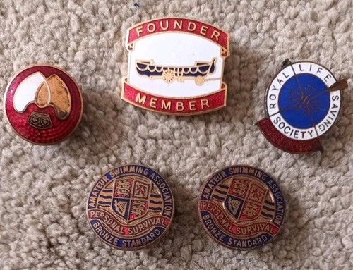 Vintage enamel badges asa - vintage,