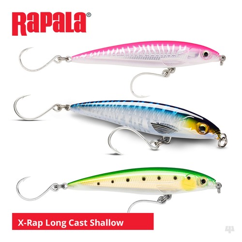 Rapala rap long cast - x-rap, shallow