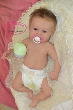 Solid Silicone Baby Toddler Blond Girl Reborn Doll